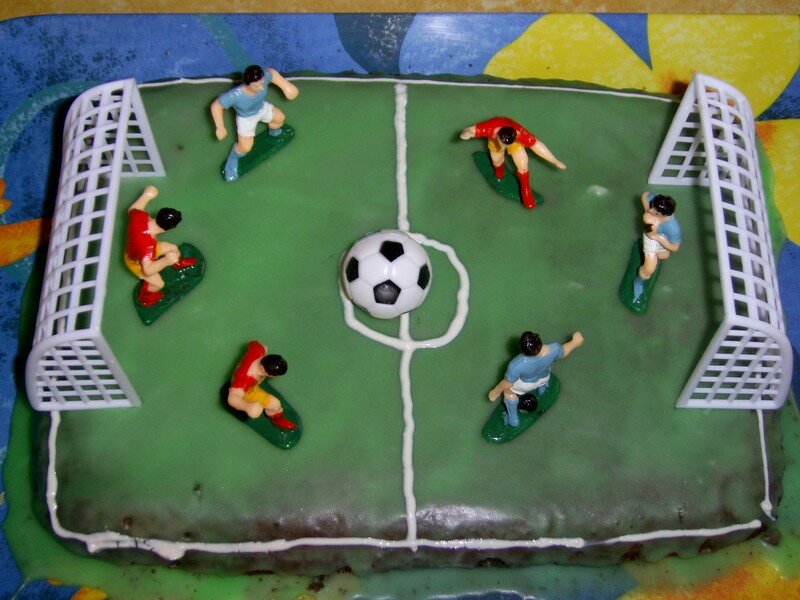 Gateau Terrain De Foot Pour Chaton Ma P Tite Cuisine