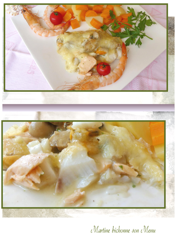 gratin de la mer gratin de la mer