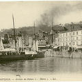 14 - HONFLEUR - Arrivée du bateau Le havre