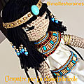 Cléopâtre-poupée au crochet -Mailles héroïne-La chouette bricole (11)