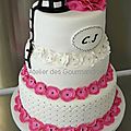 Gâteau mariage Nîmes atelier des gourmandises 