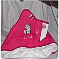 Cape de bain personnalisée LIBELLULE Léa