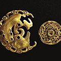 A fragment of an openwork gold plaque, 6th-4th century bc