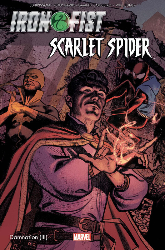 100% marvel damnation iron fist & scarlet spider