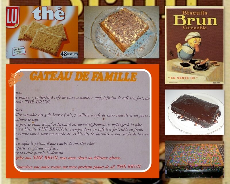 Le Gateau Facile Au Biscuits The Brun Le Carnet De Recettes De Mamminic