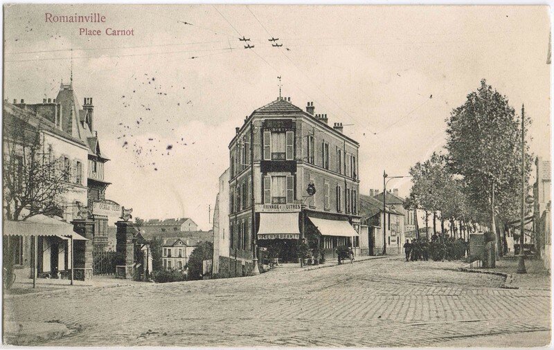 Place Carnot Romainville - Photo de CARTES POSTALES ANCIENNES ...