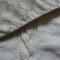 Couverture torsadée et doublée