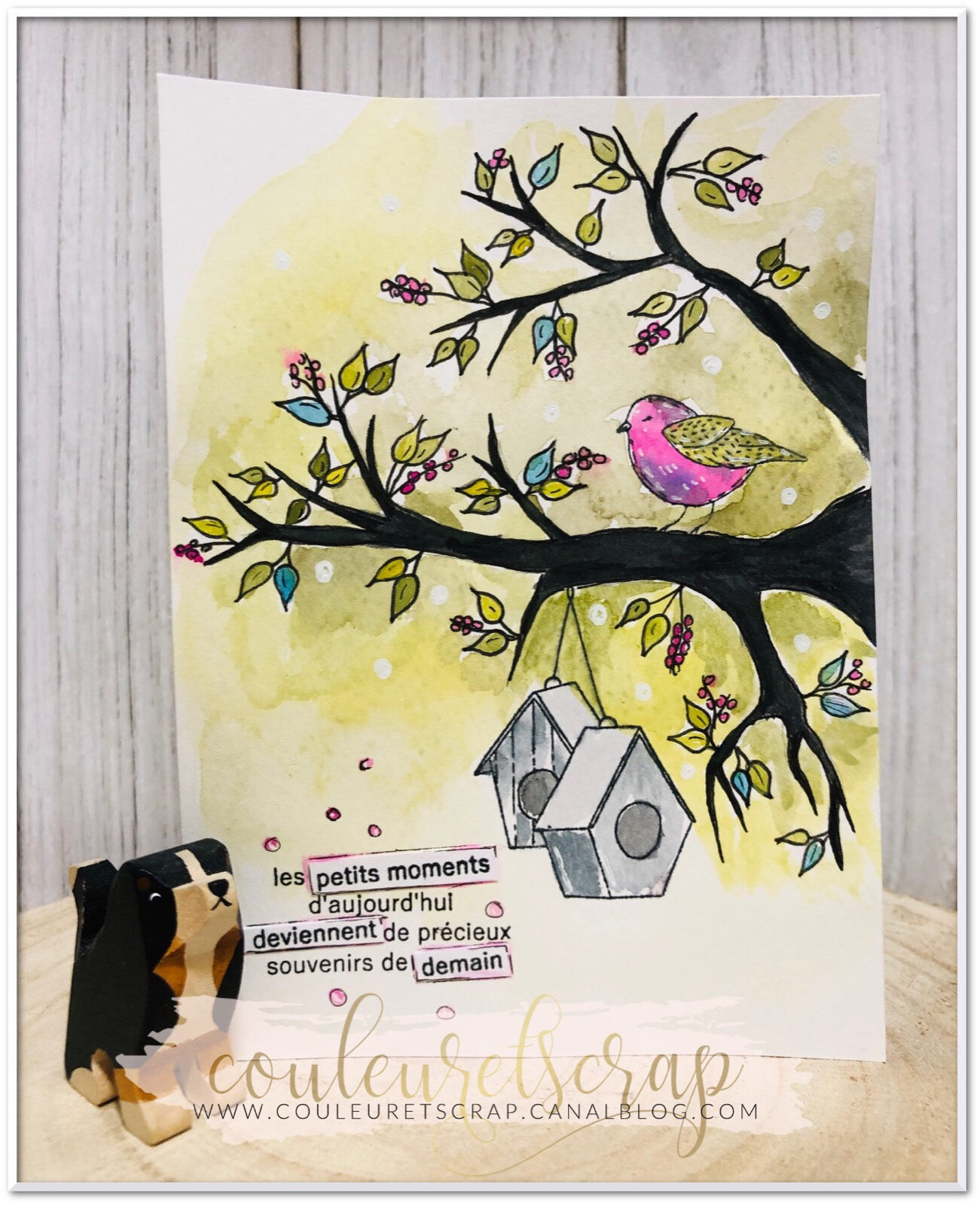 Comme Un Oiseau Sur Une Branche comme un oiseau sur une branche - Couleuretscrap @ Nicole