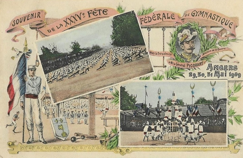 1909 CPA Angers 35e Fête Fédérale