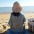 Arigato zen sur la plage: yin yang