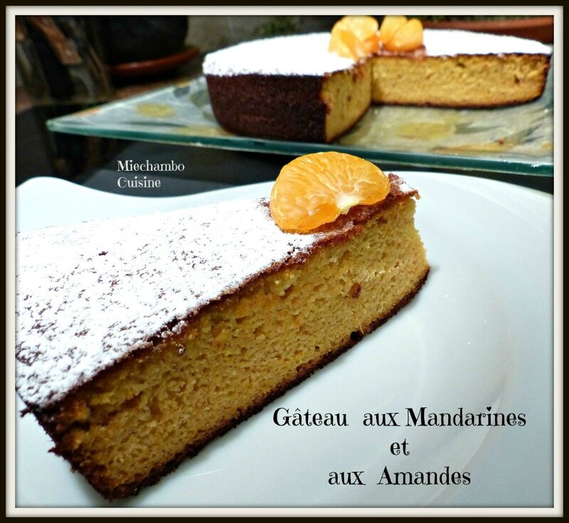 Gâteau à la mandarine et aux amandes