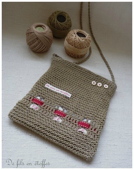 sac plat crochet 1