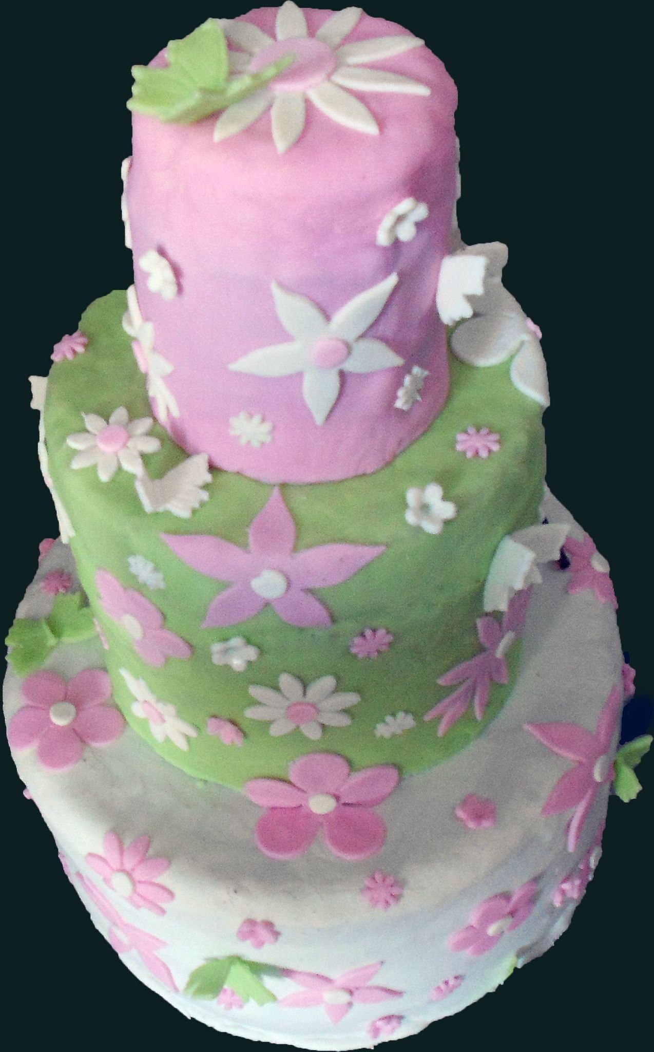 Gateau D Anniversaire Printanier Les Dimancheries De Florie