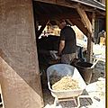 Création d’un registre de cheminée dans le four à flamme bouclée, cuisson et défournement