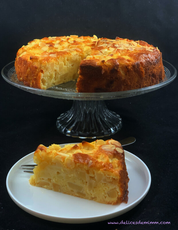 Gâteau Madeleine aux pommes 2