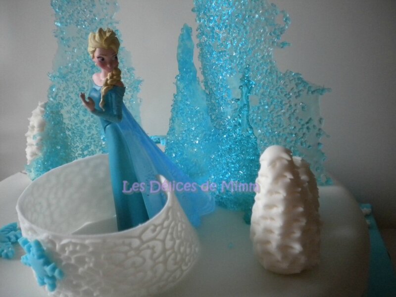 Gâteau La reine des neiges (Frozen) 6