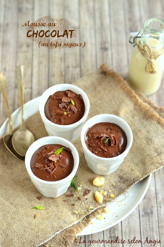 mousse chocolat vegan tofu soyeux
