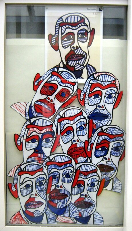 191_Personnages Animaux Monstres_A partir de Autoportait II de Dubuffet (22)