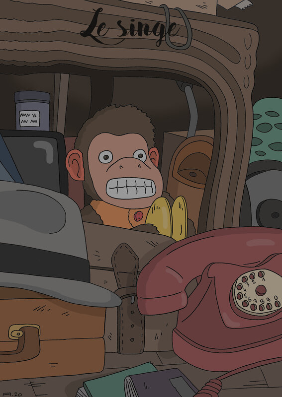 344Le singe et autres nouvelles de Stephen King Les dessins tout ronron d'Apolline