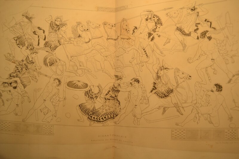 Notice sur une amphore peinte du musée du Louvre, représentant le combat des dieux et des géants séance du 28 janvier 1876 Félix Ravaisson