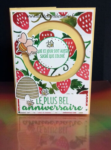 90 Ans Joyeux Anniversaire Therese Les Ateliers De Marie Et Stampin Up