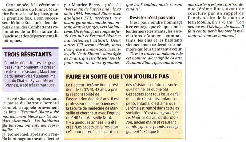 le barroux troisième partie