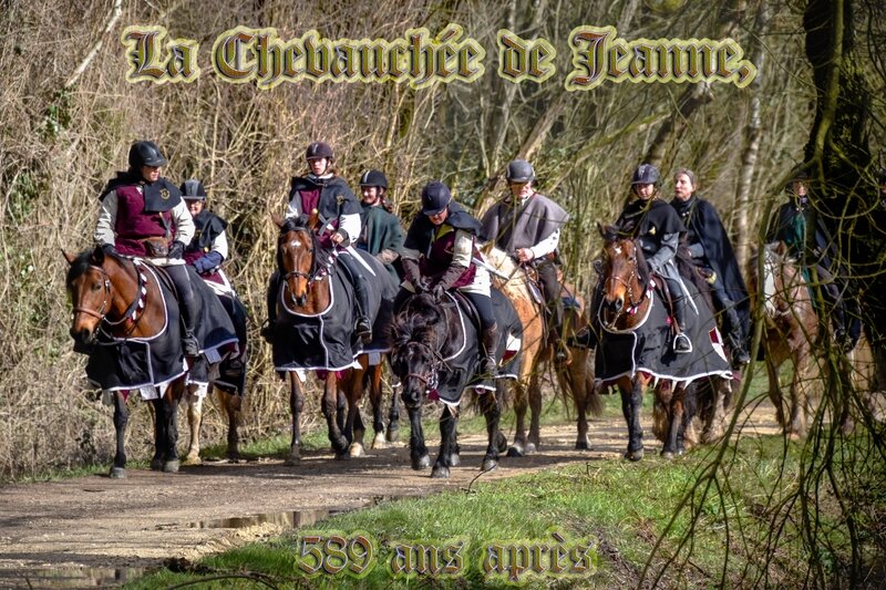 Chinon, La Chevauchée de Jeanne d'Arc 2018 (589 ans après )