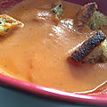 Goumandises du dimanche - velouté de tomates rôties