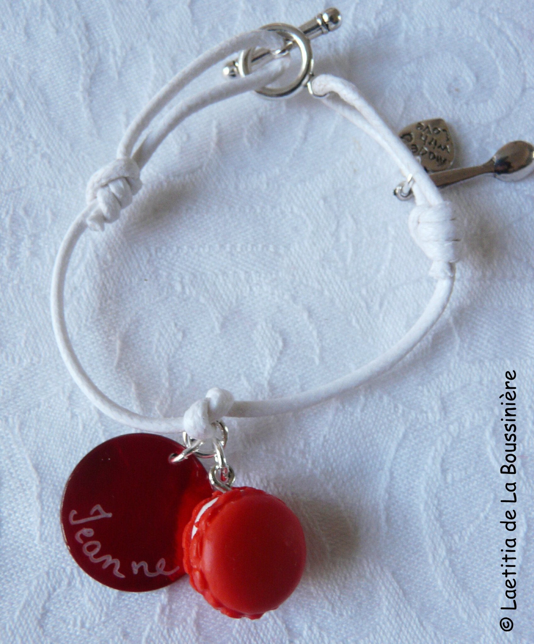 Bracelet Gourmand (blanc et rouge)