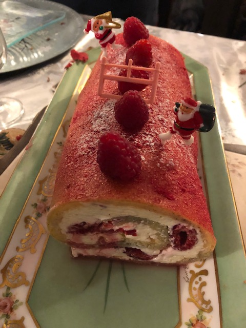 buche legere framboise