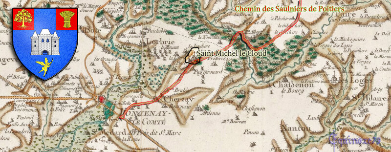 SAINT MICHEL LE CLOUCQ de la baronnie de Mervent sur le chemins des Saulniers