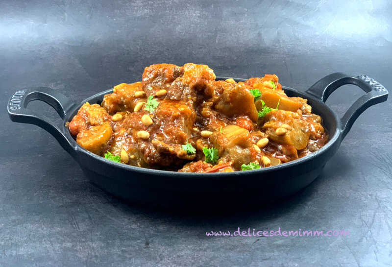 Ragoût d’agneau aux aubergines 2