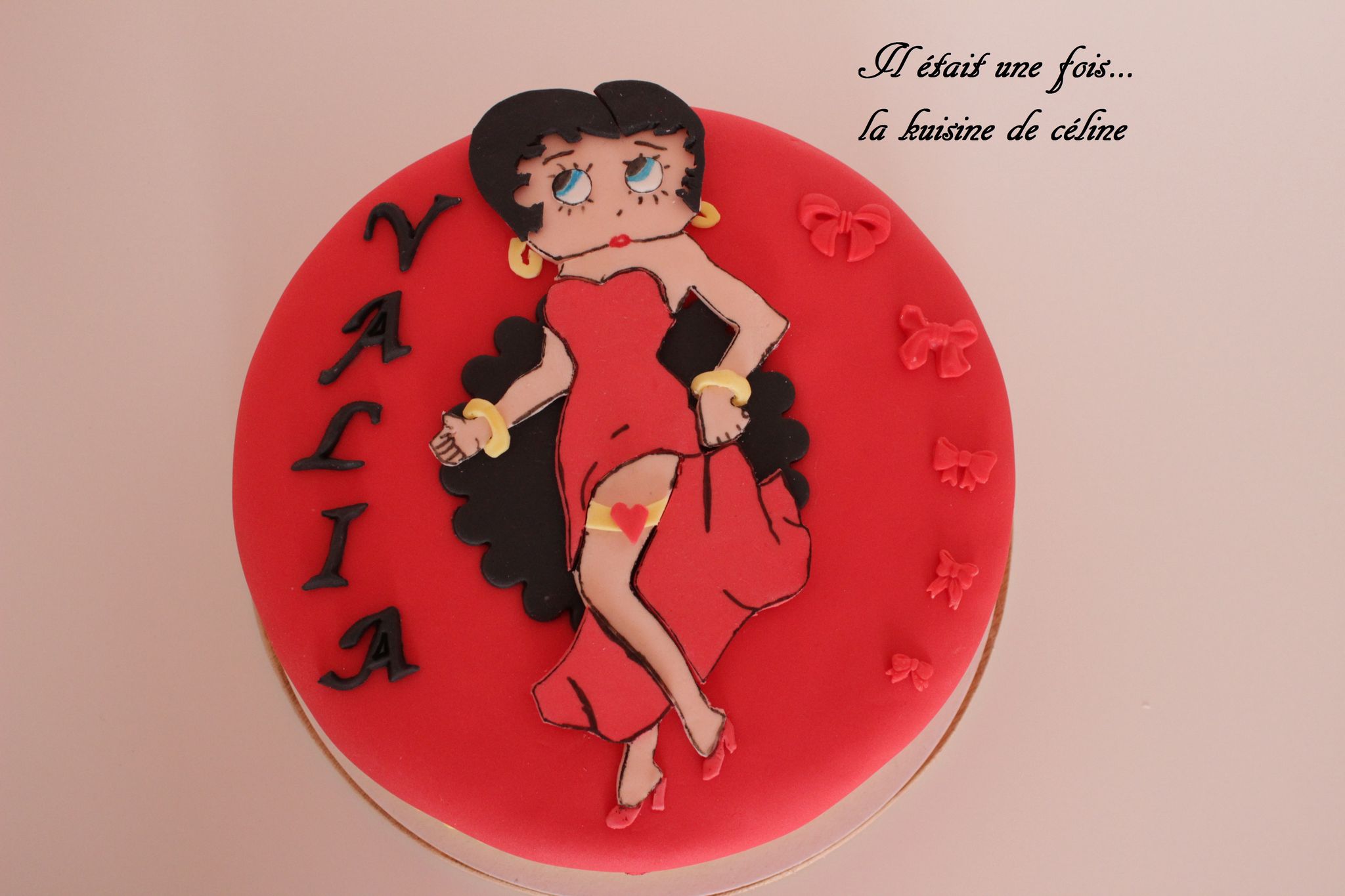 Gateau Betty Boop 3 D Il Etait Une Fois La Kuisine De Celine