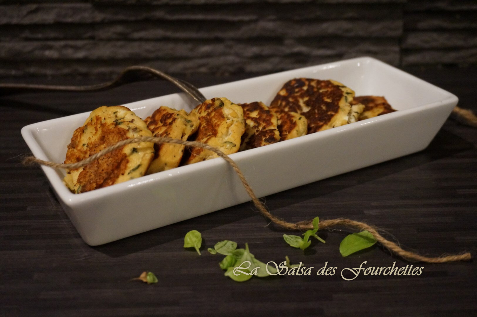 GALETTE De Tofu A La Feta et Au Basilic LA SALSA DES FOURCHETTES
