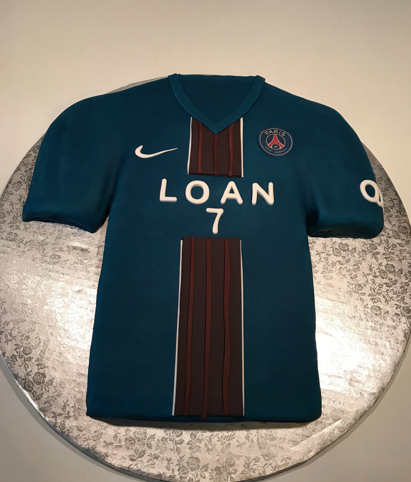 Gâteau maillot de foot PSG - Aux délices d'Aline