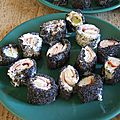Roulé de pain mie façon maki de Laurence