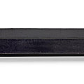 A rare shallow low rectangular black lacquer tray, song to ming dynasty