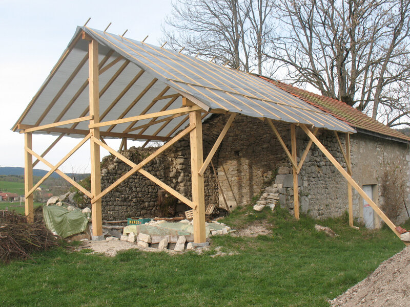 N14 les travaux de la chapelle st Vital en 2011