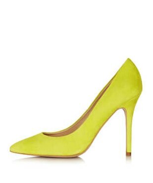 escarpin jaune zara