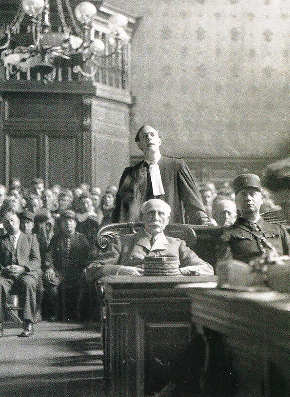 photo épuration légale - procès Pétain 1