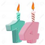 66671252-14-ans-d-anniversaire-nombre-avec-la-bougie-de-fête-pour-le-gâteau-de-vacances-quatorze-anniversaire
