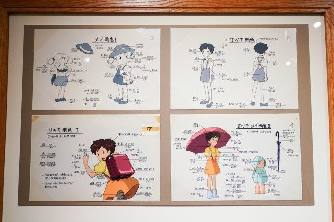 Exposition "Œuvre de peinture" du Musée Ghibli, abordant le secret de la "couleur" des œuvres du Studio Ghibli
