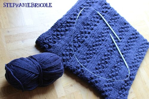 Comment tricoter un snood avec des aiguilles circulaires ? - Stéphanie  bricole