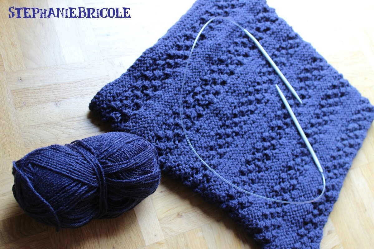 Modèle à tricoter gratuit Rideau en déco Laine Katia coton