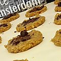 Cookies sans cuisson au beurre de cacahuètes