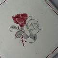 Dessous de plat Rose blanche