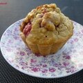Muffins sains aux flocons d'avoine et framboises