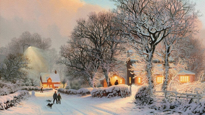 thomas-kinkade-artwork-nature-paintings-snow-1920x1080-wallpaper