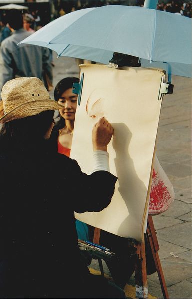 2002 05 Portraitiste à Florence