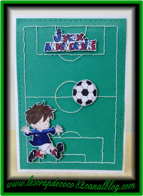 Carte Football Le Scrap De Coco